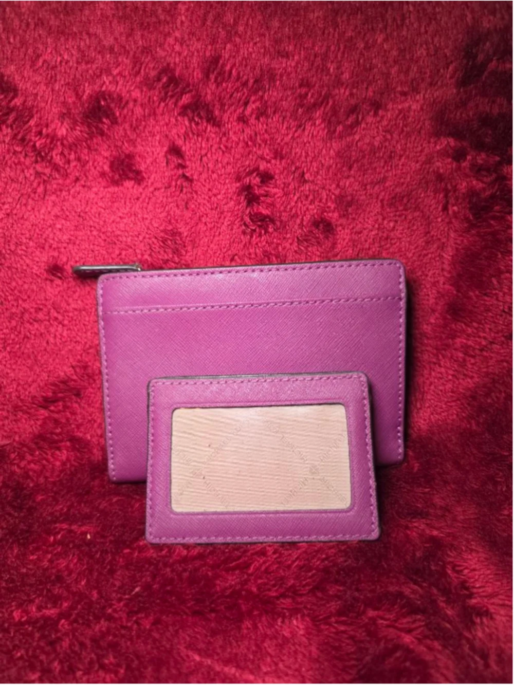 Michael Kors Pink/Purple Wallet with Card Holder